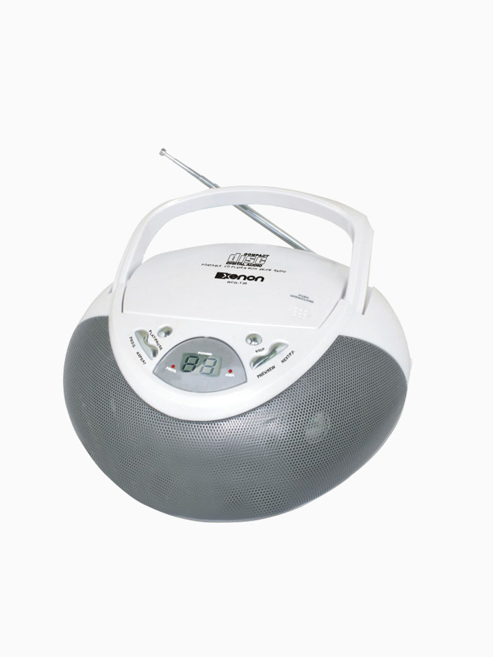 Xenon Portable Radio and CD Player