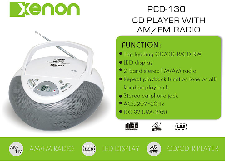 Portable Radio and CD Player